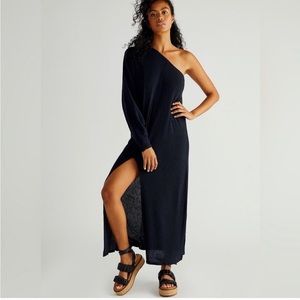 Free People Beach Kara One Shoulder Midi Dress large